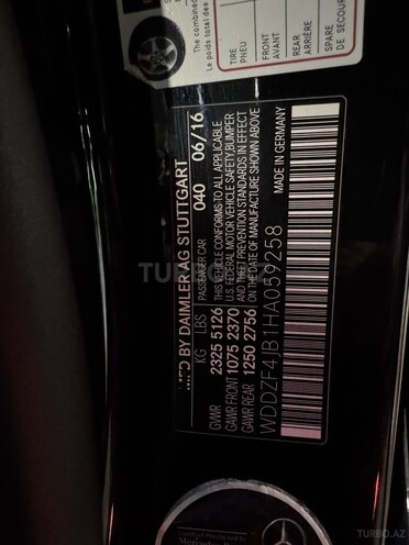 Mercedes E 300 2016, 160,500 km - 2.0 l - Bakı