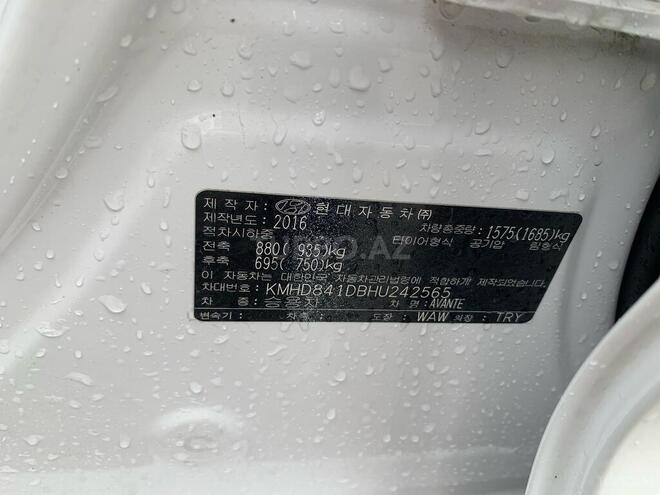 Hyundai Avante 2016, 120,800 km - 1.6 l - Bakı