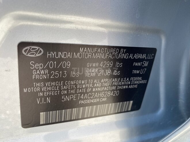 Hyundai Sonata 2009, 262,000 km - 2.4 л - Bakı