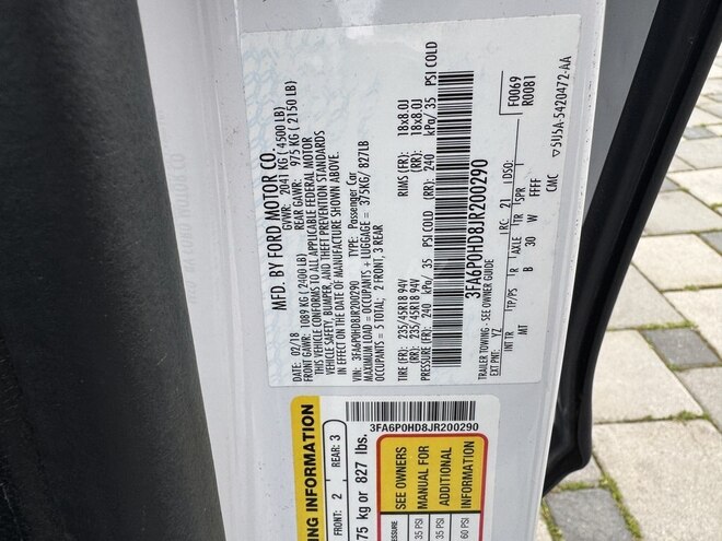 Ford Fusion (North America) 2018, 84,000 km - 1.5 л - Bakı