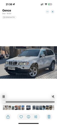 BMW X5 2001, 270,000 km - 4.4 l - Gəncə