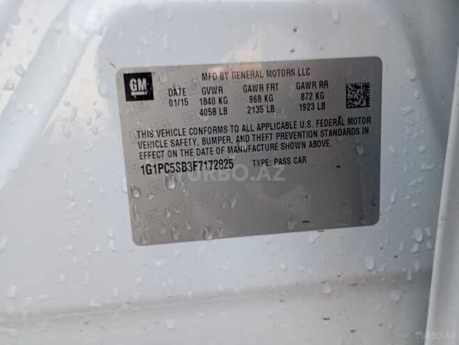 Chevrolet Cruze 2015, 197,000 km - 1.4 l - Bakı
