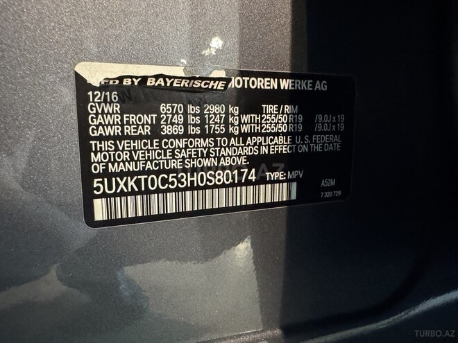 BMW X5 2016, 178,000 km - 2.0 l - Bakı