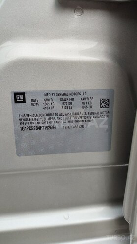 Chevrolet Cruze 2015, 44,781 km - 1.4 l - Bakı