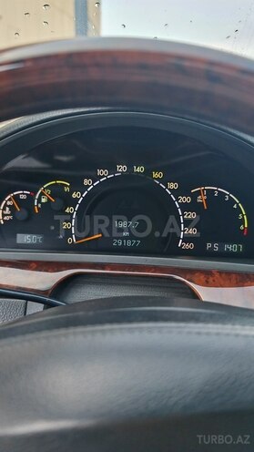 Mercedes S 500 2002, 291,000 km - 5.0 l - Bakı