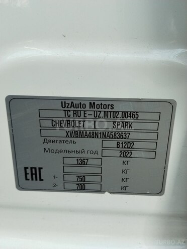 Chevrolet Spark 2022, 178,000 km - 1.3 l - Bakı