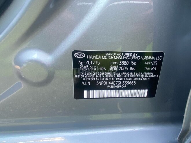 Hyundai Elantra 2015, 162,544 km - 1.8 л - Masallı