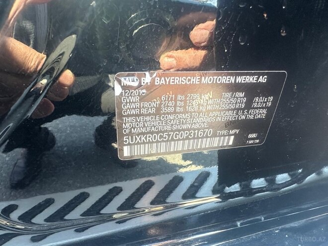 BMW X5 2016, 188,500 km - 3.0 l - Bakı