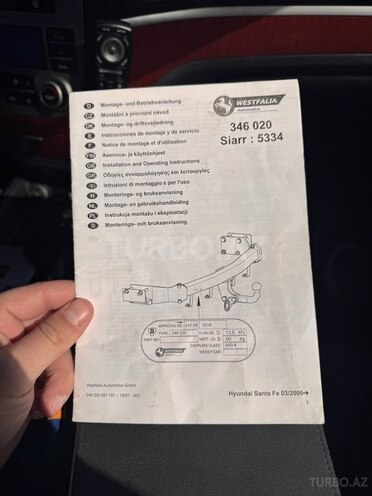Hyundai Santa Fe 2007, 285,000 km - 2.2 л - Bakı