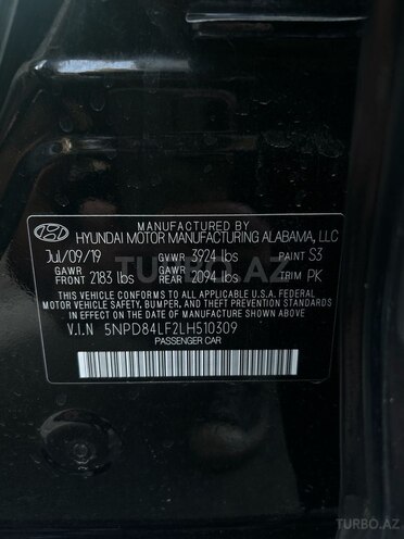 Hyundai Elantra 2019, 90,000 km - 2.0 l - Sumqayıt