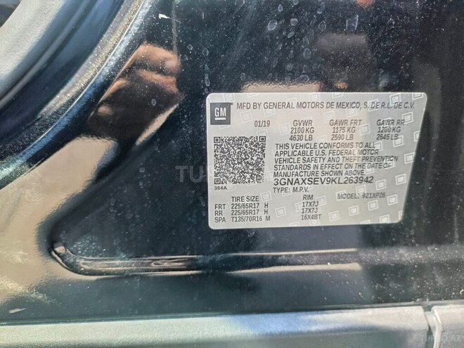 Chevrolet Equinox 2019, 235,573 km - 1.5 l - Gəncə