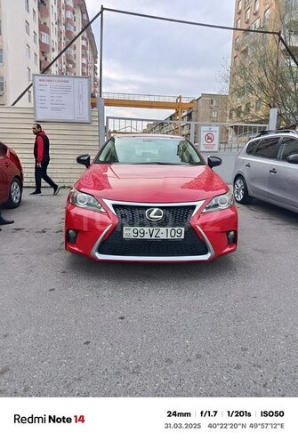 Lexus CT 200h 2014, 145,500 km - 1.8 l - Bakı