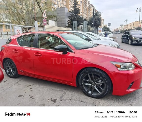 Lexus CT 200h 2014, 145,500 km - 1.8 l - Bakı