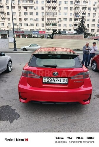 Lexus CT 200h 2014, 145,500 km - 1.8 l - Bakı