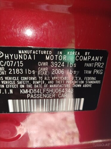 Hyundai Elantra 2016, 80,000 km - 2.0 l - Bakı