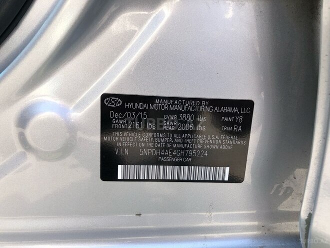 Hyundai Elantra 2015, 203,421 km - 1.8 l - Bakı