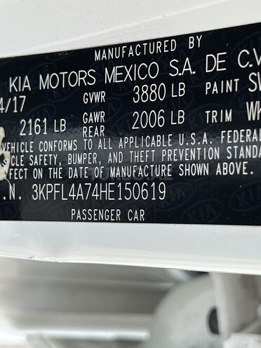 Kia Forte 2017, 84,700 km - 2.0 l - Bakı