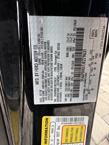Ford Fusion (North America) 2018, 39,000 km - 1.5 l - Bakı