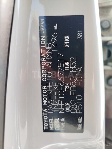 Toyota Aqua 2017, 150,000 km - 1.5 l - Bakı