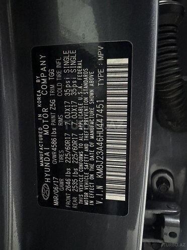 Hyundai Tucson 2017, 78,900 km - 2.0 l - Sumqayıt