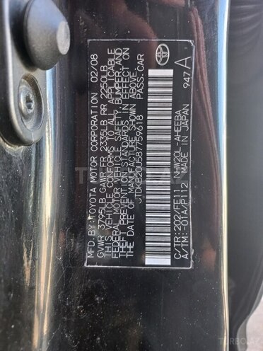 Toyota Prius 2008, 277,183 km - 1.5 l - Bakı