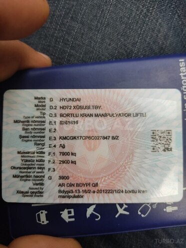 Hyundai HD-72 2006, 400,000 km - 4.0 л - Bakı