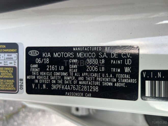 Kia Forte 2018, 128,748 km - 2.0 l - Bakı