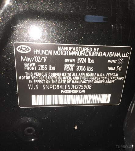 Hyundai Elantra 2017, 109,000 km - 2.0 л - Bakı