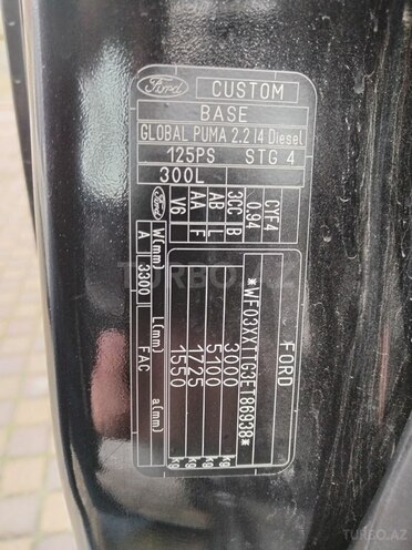 Ford Tourneo Custom 2014, 240,000 km - 2.2 l - Quba