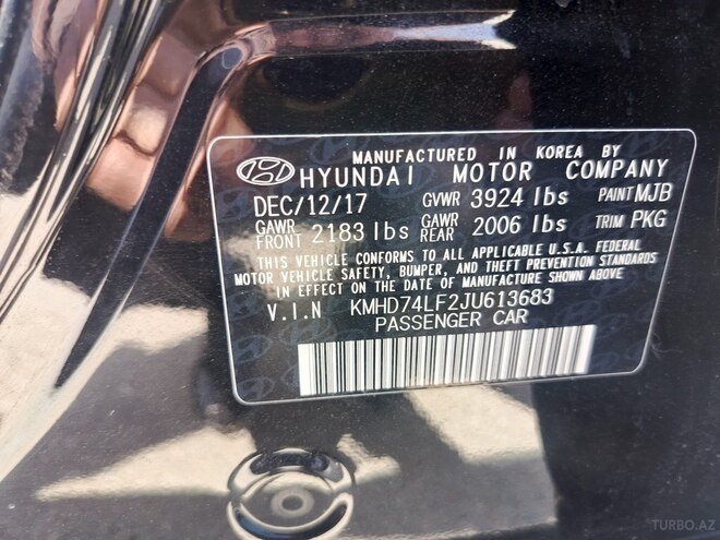 Hyundai Elantra 2017, 154,497 km - 2.0 l - Bakı