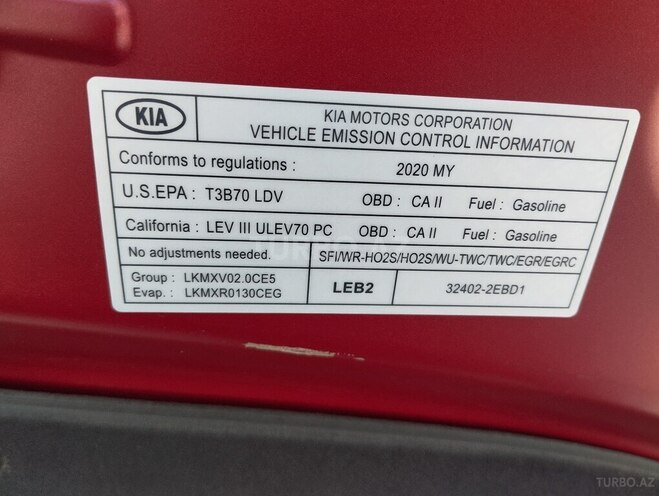 Kia Forte 2020, 41,800 km - 2.0 l - Bakı