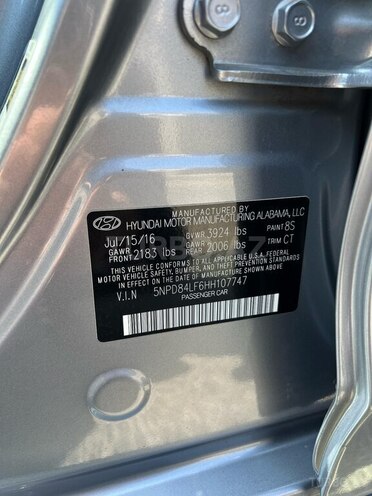 Hyundai Elantra 2017, 120,701 km - 2.0 л - Bakı
