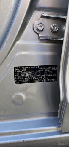 Hyundai Avante 2016, 185,000 km - 1.6 l - Bakı