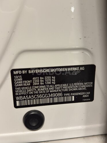 BMW 528 2015, 159,000 km - 2.0 l - Bakı