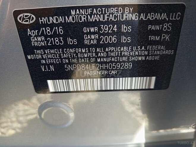 Hyundai Elantra 2016, 127,138 km - 2.0 l - Bakı