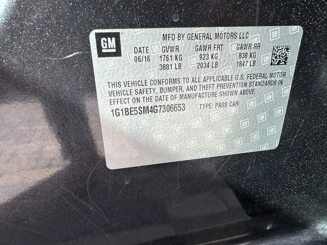 Chevrolet Cruze 2016, 190,000 km - 1.4 l - Bakı
