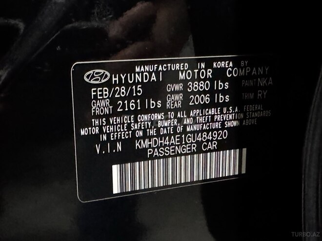Hyundai Elantra 2015, 111,750 km - 1.8 l - Bakı