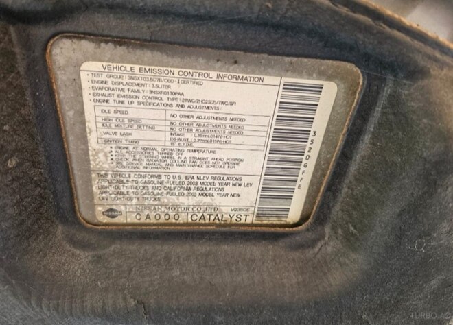 Nissan Murano 2003, 140,601 km - 3.5 l - Balakən