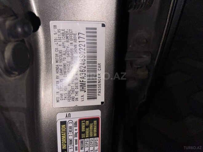 Honda Civic 2009, 274,552 km - 1.3 л - Bakı