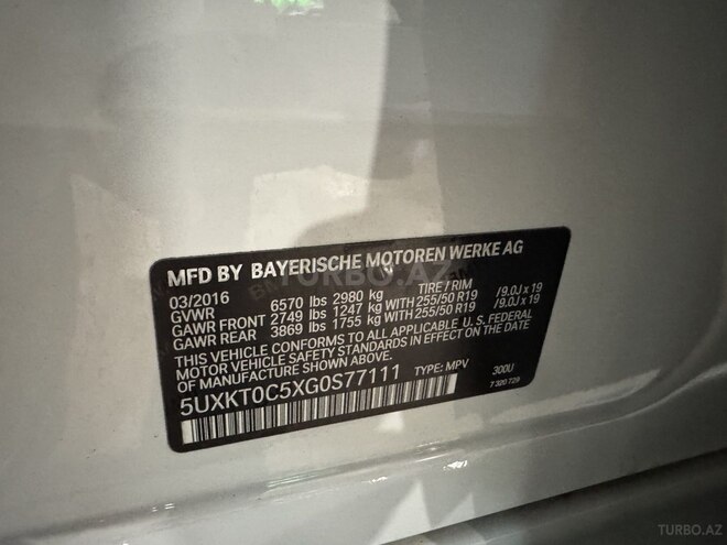 BMW X5 2016, 130,000 km - 2.0 l - Bakı