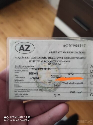 LADA (VAZ) 21011 1972, 95,000 km - 1.3 л - Beyləqan