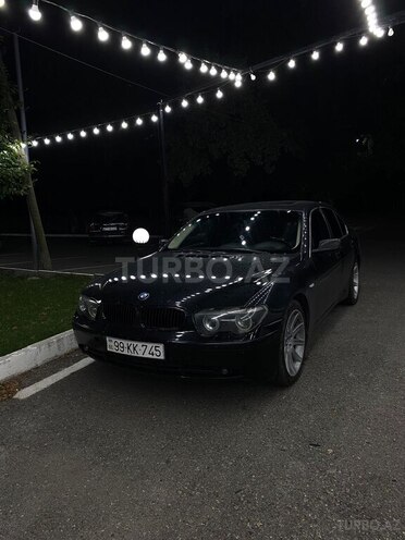 BMW 745 2002, 265,800 km - 4.4 l - Qəbələ