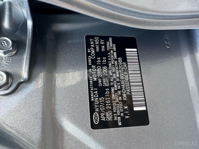 Hyundai Elantra 2015, 73,000 km - 1.8 l - Bakı