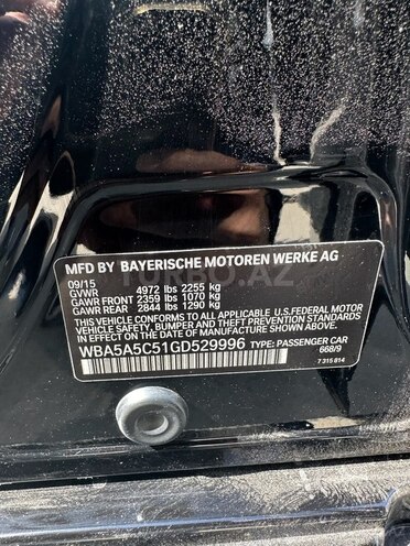 BMW 528 2016, 130,000 km - 2.0 l - Bakı