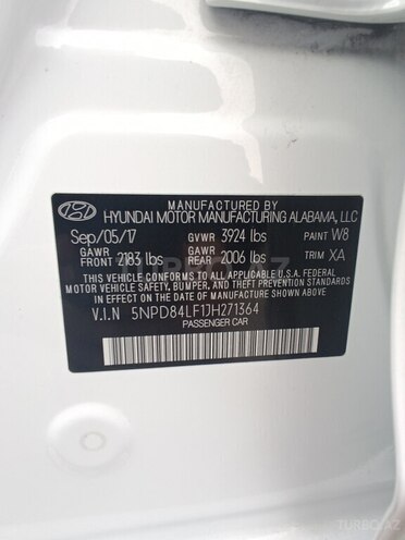 Hyundai Elantra 2017, 125,529 km - 2.0 l - Bakı