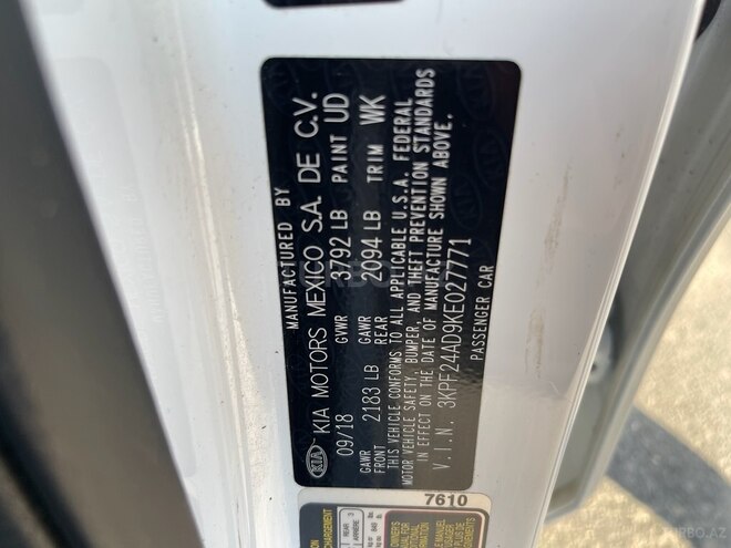Kia Forte 2018, 105,000 km - 2.0 l - Bakı