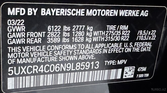 BMW X5 2022, 79,000 km - 3.0 l - Bakı