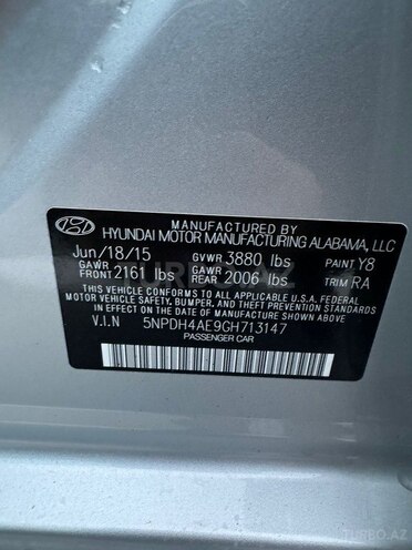 Hyundai Elantra 2015, 119,000 km - 1.8 l - Bakı