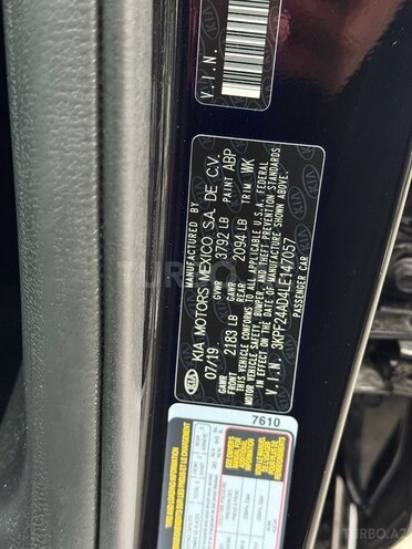 Kia Forte 2019, 134,562 km - 2.0 l - Şəki