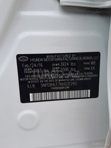 Hyundai Elantra 2016, 123,000 km - 2.0 l - Bakı